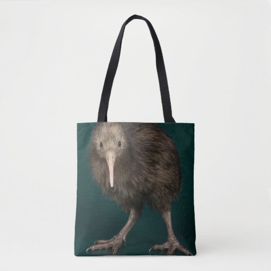 North Island Brown Kiwi Tote Bag (Voorkant)