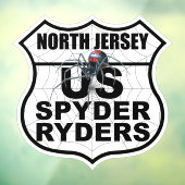 North Jersey-hoofdstuk - Decal hoofdstuklogo (Vel 3)