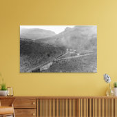 North Junction, Oregon Birds Eye Uitzicht Foto Canvas Afdruk (Insitu (Woonkamer))