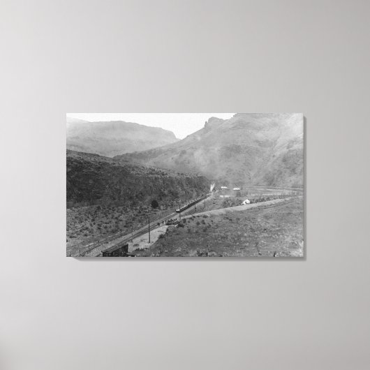 North Junction, Oregon Birds Eye Uitzicht Foto Canvas Afdruk (Voorkant)