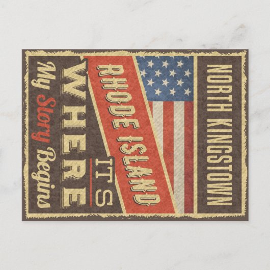 North Kingstown Rhode Island Briefkaart (Voorkant)