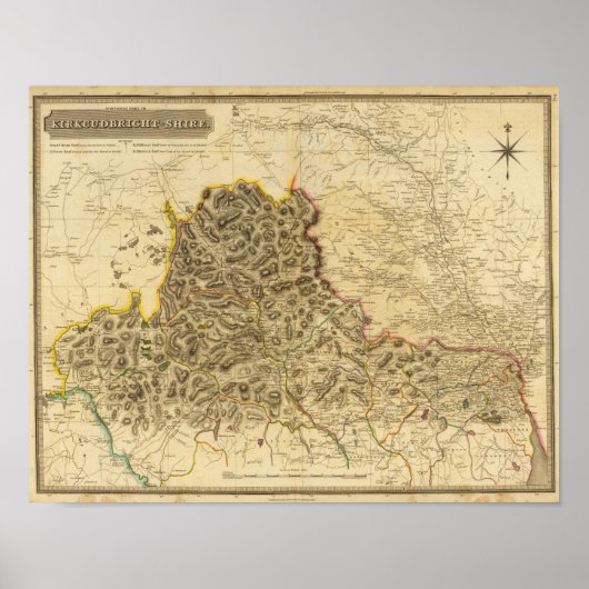 North Kirkcudbright Shire Poster (Voorkant)