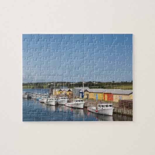 North Lake Harbour, Prince Edward Island. Legpuzzel (Horizontaal)