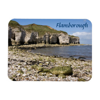 North Landing bij Flamborough in Yorkshire foto Magneet