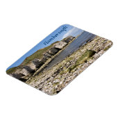 North Landing bij Flamborough in Yorkshire foto Magneet (Linkerzijde)