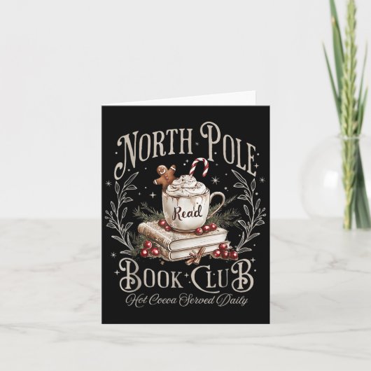 North Le Book Club Christmas Bookish kerstboeken L Kaart (Voorkant)