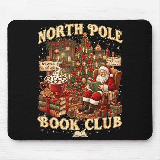 North Le Book Club Cozy Christmas Reading Gift  Muismat (Voorkant)