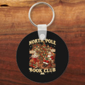 North Le Book Club Cozy Christmas Reading Gift  Sleutelhanger (Voorkant)