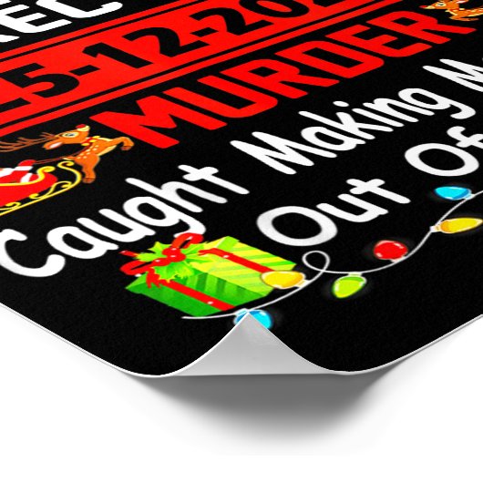 North Le Correctional Murder Caught Butchering Chr Poster (Hoek)