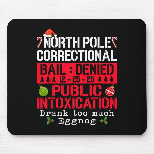 North Le Correctional Openbare Dronkenschap Eierpu Muismat (Voorkant)