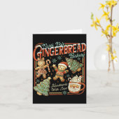 North Le Gingerbread Bakery Christmas Kaart (Gele Bloem)