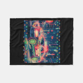 North Le Patrol Christmas Car Tee  Fleece Deken (Voorkant (Horizontaal))