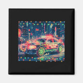 North Le Patrol Christmas Car Tee  Magneet (Voorkant)