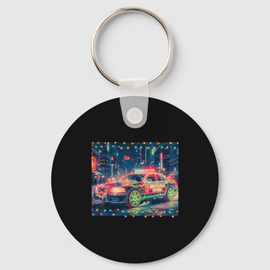 North Le Patrol Christmas Car Tee  Sleutelhanger (Voorkant)