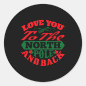 North Le Tygraphy  Ronde Sticker (Voorkant)