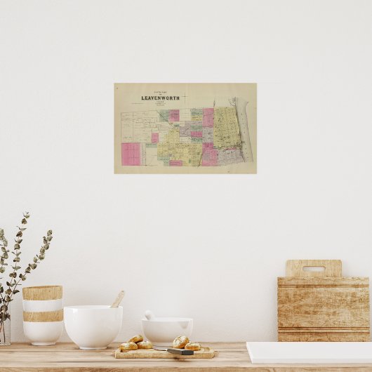 North Leavenworth, Kansas Poster (Keuken)