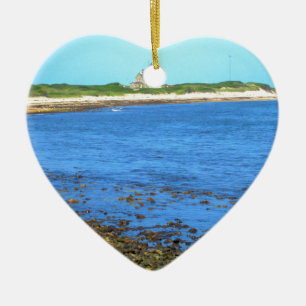 North Light Block Island Keramisch Ornament