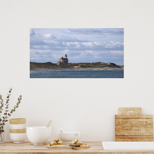 North Light Lighthouse Block Island Poster (Keuken)