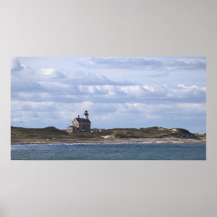 North Light Lighthouse Block Island Poster