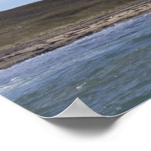 North Light Lighthouse Block Island Poster (Hoek)