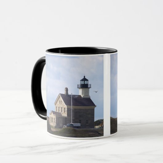 North Light Lighthouse Rhode Island Mug Mok (Voorkant links)