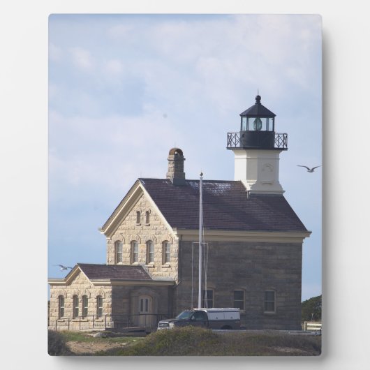 North Light Lighthouse Rhode Island Plaque Fotoplaat (Voorkant)