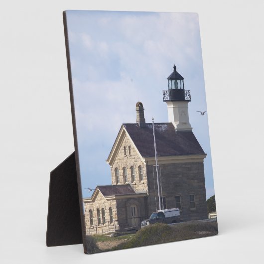 North Light Lighthouse Rhode Island Plaque Fotoplaat (Zijkant)