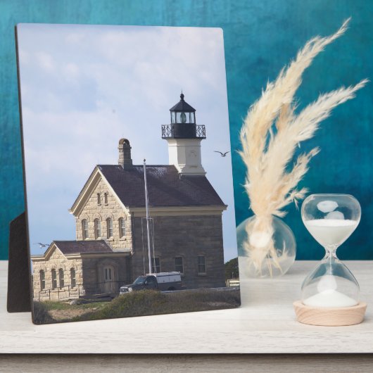 North Light Lighthouse Rhode Island Plaque  Fotoplaat (Zijkant)