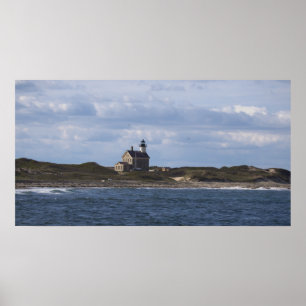 North Light Vuurtoren Block Island Poster
