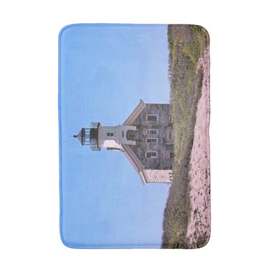 North Lighthouse, Block Island RI Bath Mat (Voorkant Verticaal)