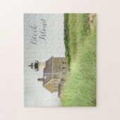 North Lighthouse Block Island, RI Legpuzzel (Verticaal)