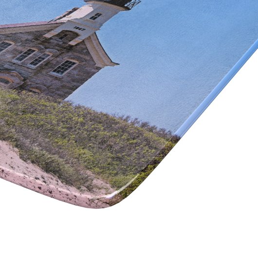 North Lighthouse Block Island RI Snijplank (Hoek)