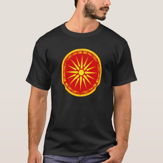 North Macedonian flag T-shirt (Voorkant)