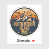 North Merritt Island, Florida Sticker (Vel)