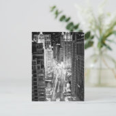 North Michigan Avenue in Chicago na de winter Briefkaart (Staand voorkant)