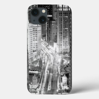 North Michigan Avenue in Chicago na de winter Case-Mate iPhone Case
