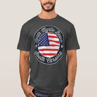North Myrtle Beach - Patriotic South Carolina Souv T-shirt