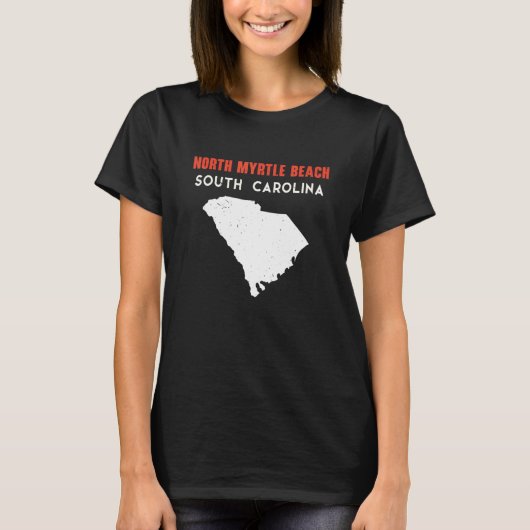 North Myrtle Beach South Carolina USA State Americ T-shirt (Voorkant)