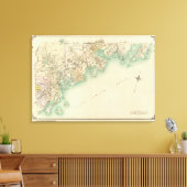 North New York City 2 Canvas Afdruk (Insitu (Woonkamer))