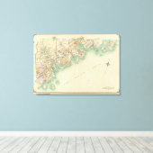 North New York City 2 Canvas Afdruk (Insitu (Houten vloer))
