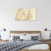 North New York City 3 Canvas Afdruk (Insitu (Slaapkamer))