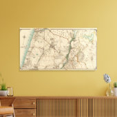 North New York City 3 Canvas Afdruk (Insitu (Woonkamer))