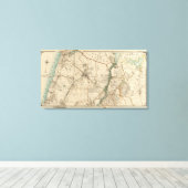North New York City 3 Canvas Afdruk (Insitu (Houten vloer))