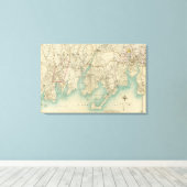 North New York City 3 Canvas Afdruk (Insitu (Houten vloer))