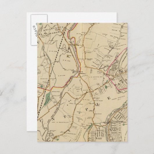 North New York City 4 Briefkaart (Voorkant / Achterkant)