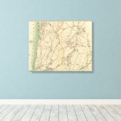 North New York City 5 Canvas Afdruk (Insitu (Houten vloer))
