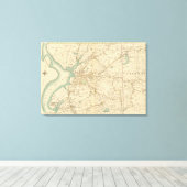 North New York City 7 Canvas Afdruk (Insitu (Houten vloer))