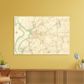 North New York City 7 Canvas Afdruk (Insitu (Woonkamer))