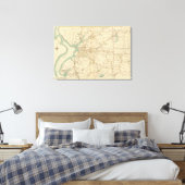 North New York City 7 Canvas Afdruk (Insitu (Slaapkamer))