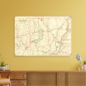 North New York City 7 Canvas Afdruk (Insitu (Woonkamer))